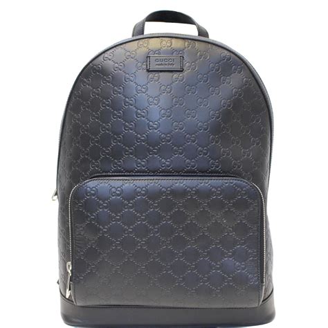 gucci gg canvas backpack|gucci signature leather backpack black.